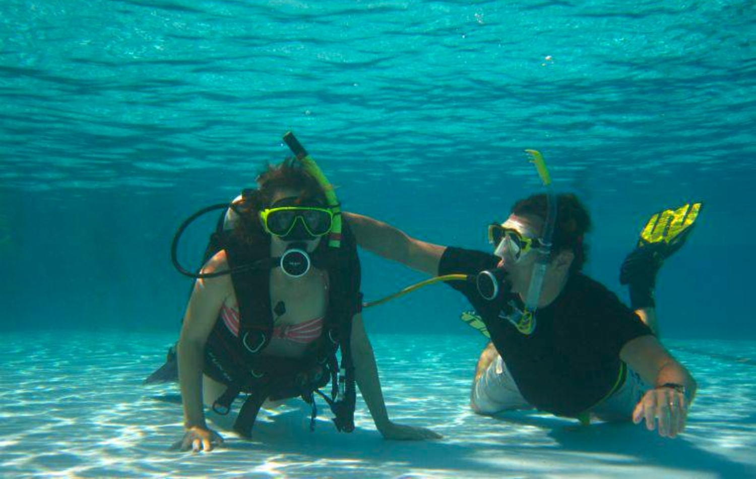 Primera inmersión de buceo